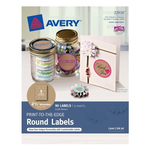 Avery 2 Inch Round Labels Template Avery Textured Print to the Edge Arched Labels Laser