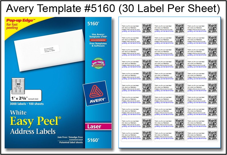 Avery 30 Mailing Labels Template Address Label Templates 30 Per Sheet Aiyin Template source