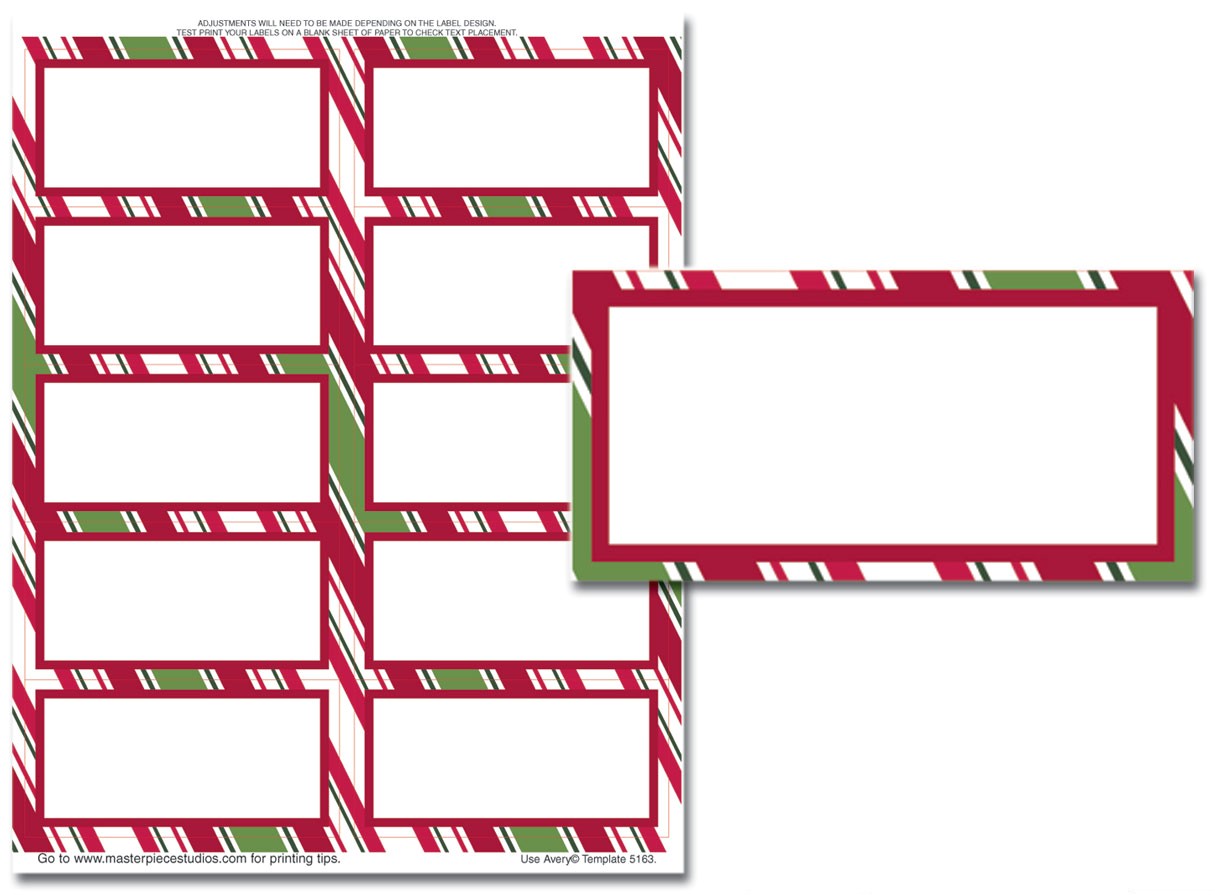Avery Christmas Templates Search Results for Avery 5160 Christmas Labels Template