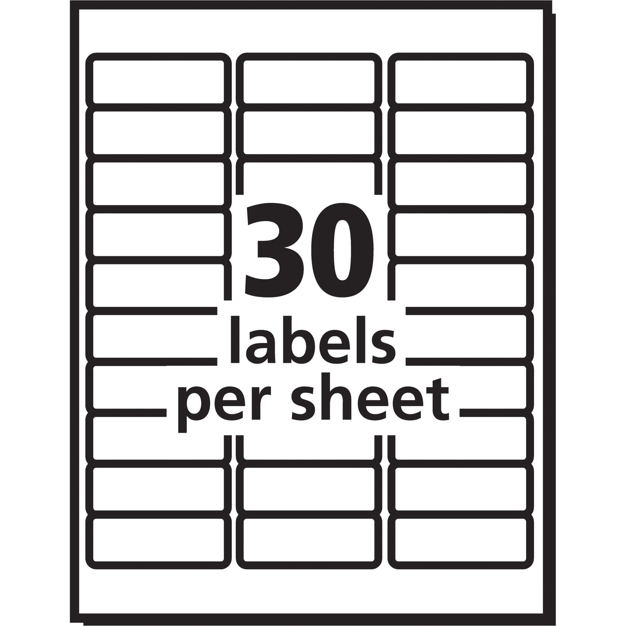 printing avery labels from word document template