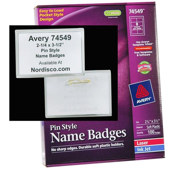 Avery Name Badge Template 74549 Williamson ga us