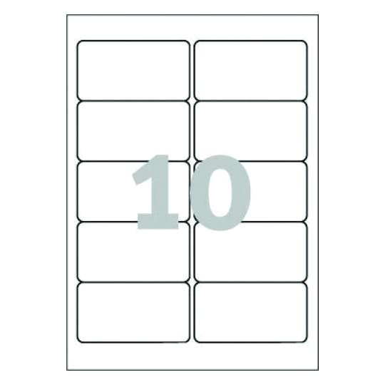 Avery Name Tag Template 10 Per Sheet Word Template for Avery L4785 Avery