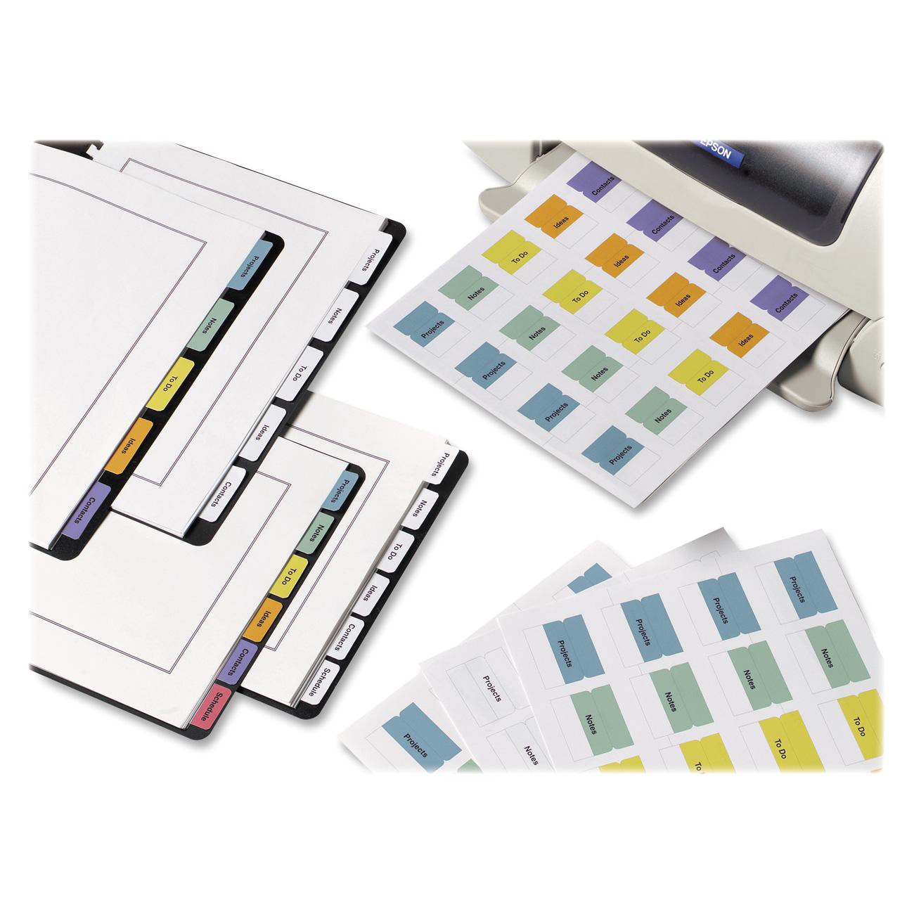 Avery Printable Self Adhesive Tabs 16282 Template Williamson ga us