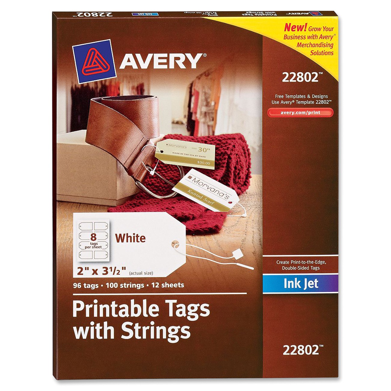 Avery Printable Tags With Strings Template Williamson ga us