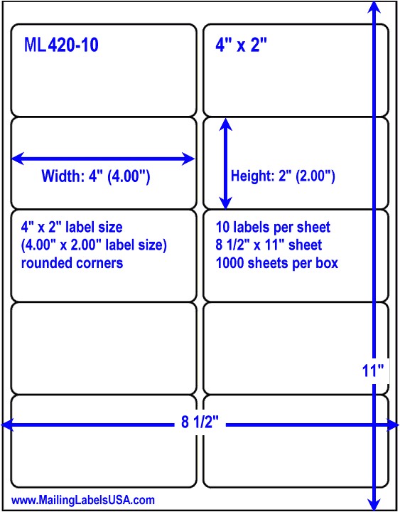 Avery Shipping Label Template 5163 Williamson ga us