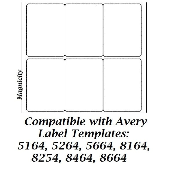 Avery 8164 Blank Template