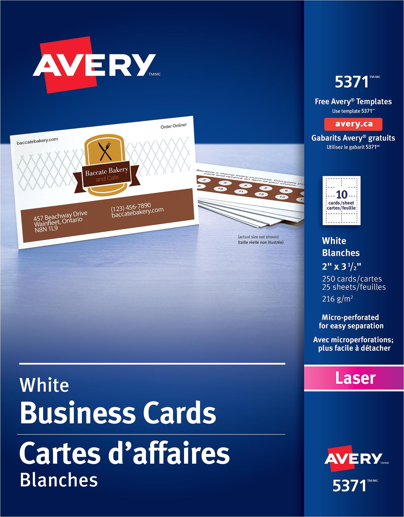thumbnail image 2 of Business Card S With Sure Feed 5371 Business Card Paper 2 of 14
