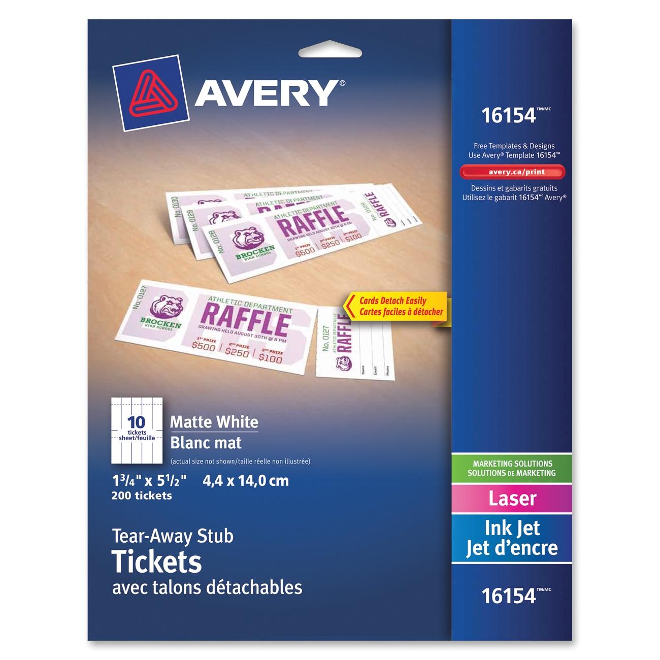 Avery Printable Tickets