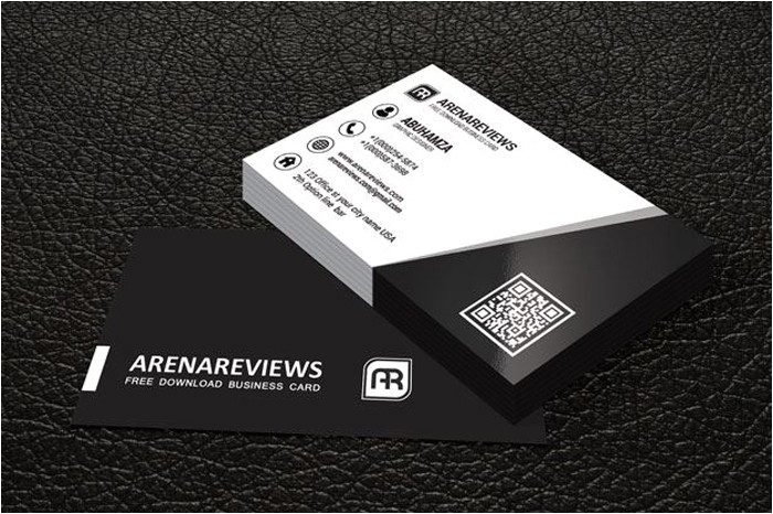 Black and White Business Cards Templates Free 20 Free Black and White Business Card Templates Designyep