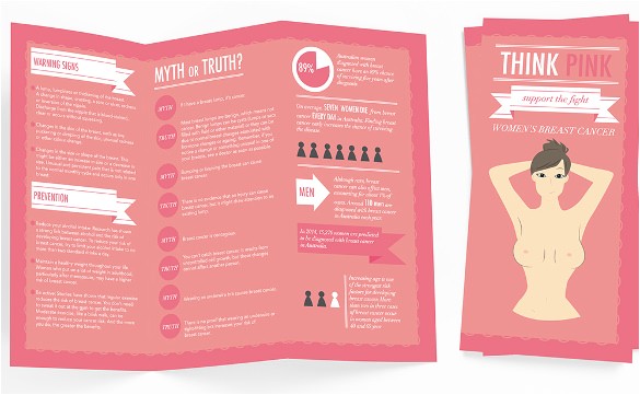 Breast Cancer Brochure Template Free 12 Breast Cancer Brochure Templates Free Psd Ai