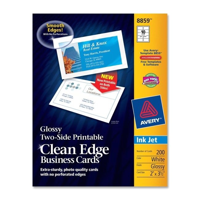 avery dennison 8859 clean edge business card 2427453 prd1