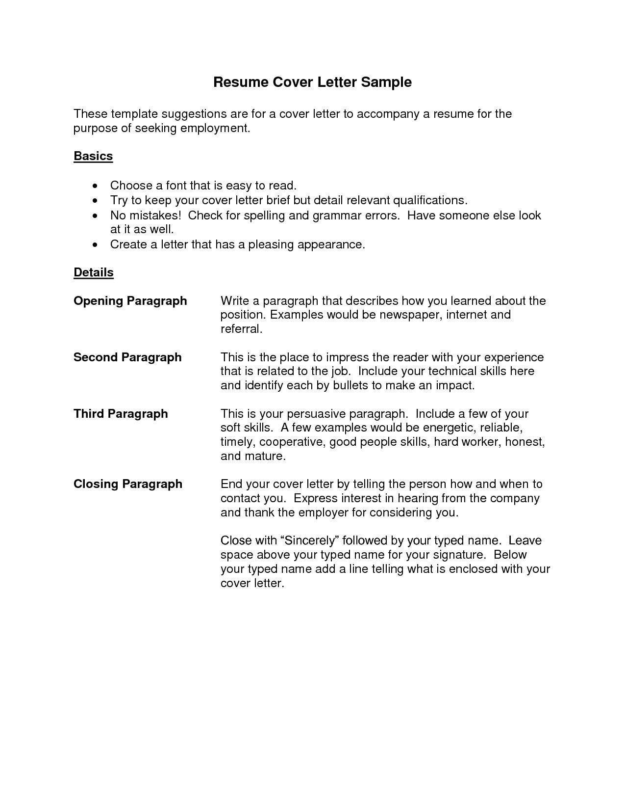 Cover Letter for Resume Template Examples Of Cover Letter for Resume Template Resume Builder