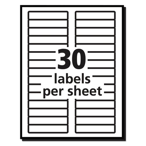 Free Avery 5066 Label Template Permanent File Folder Labels Trueblock Inkjet Laser Red