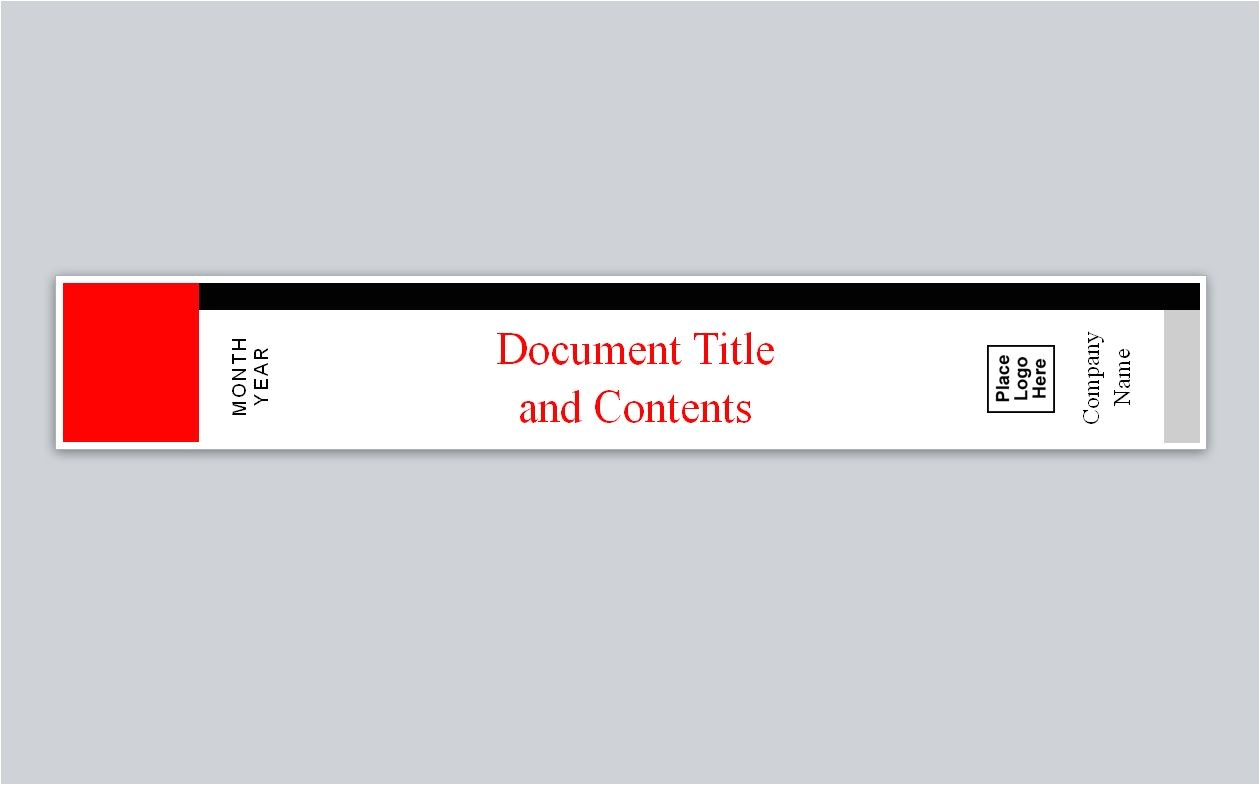 Free Avery Binder Templates Similar to Avery Binder Spine Template