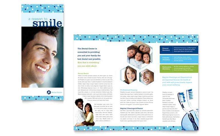 Free Dental Brochure Templates Dentistry Dental Office Brochure Template Word Publisher