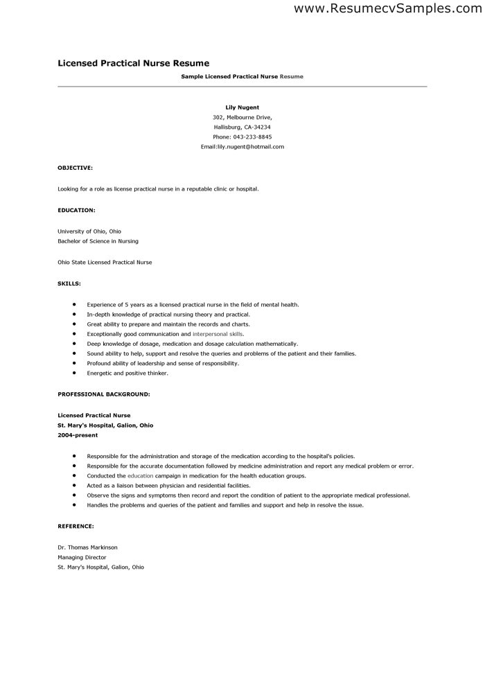 Free Lpn Resume Template Download Lpn Resume Template Health Symptoms and Cure Com