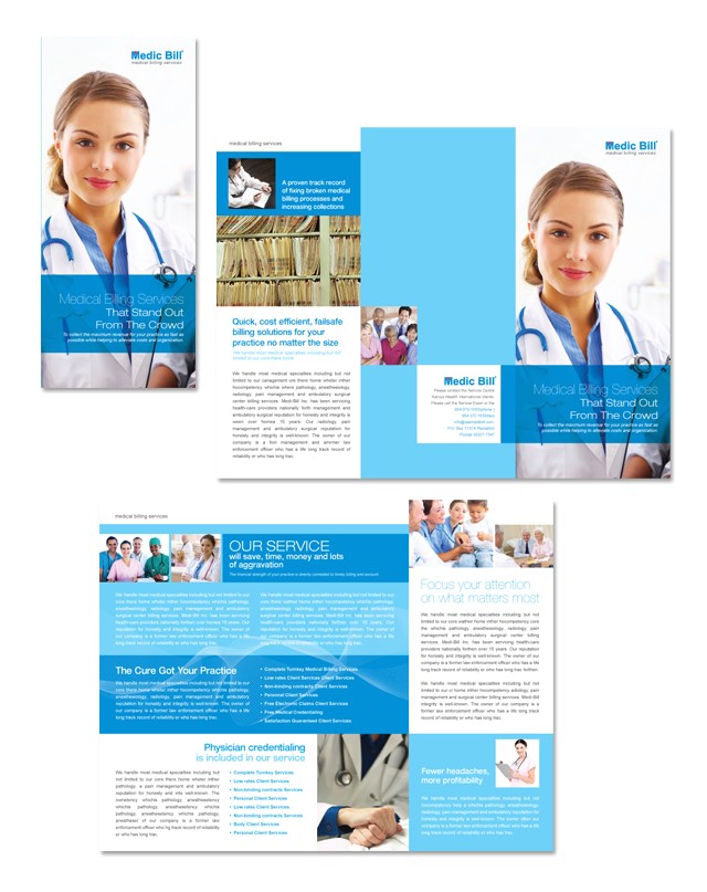 Free Medical Brochure Templates For Word Williamson ga us