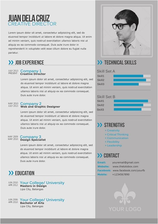 Free Modern Resume Templates Free Modern and Simple Resume Cv Psd Template thetotobox