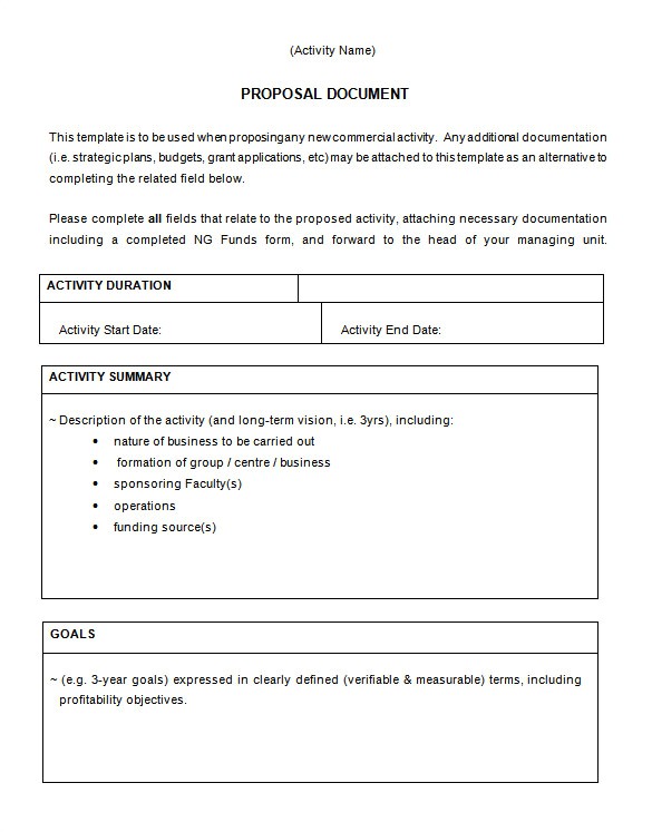 Free Online Business Proposal Template 32 Business Proposal Templates Doc Pdf Free