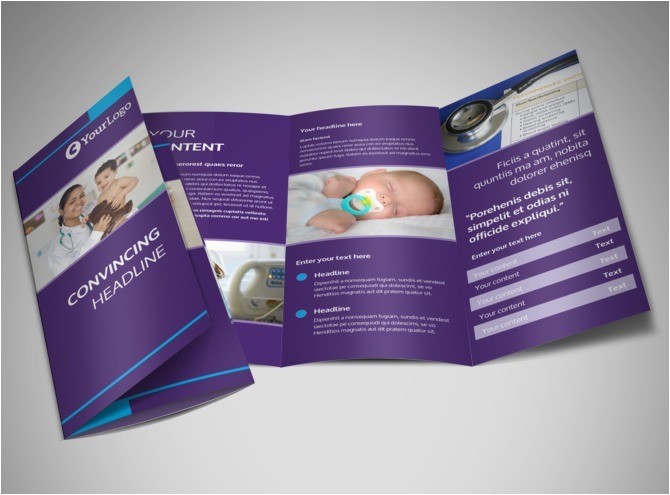 Free Pediatric Brochure Templates Pediatric Care Brochure Template Mycreativeshop