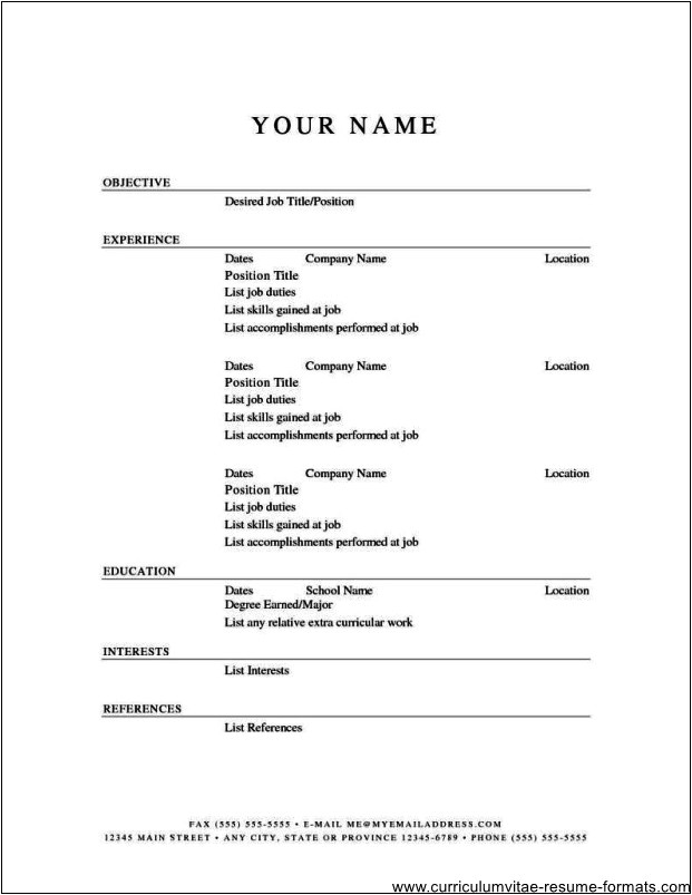 Free Professional Resume Templates Download Professional Resume Template Free Download Free Samples