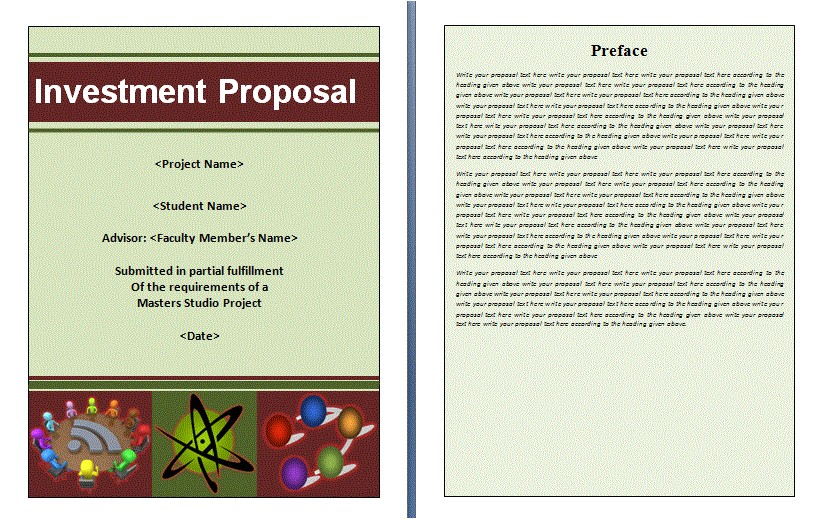 Investment Proposal Template Excel 8 Investment Proposal Template Excel Ledger Paper