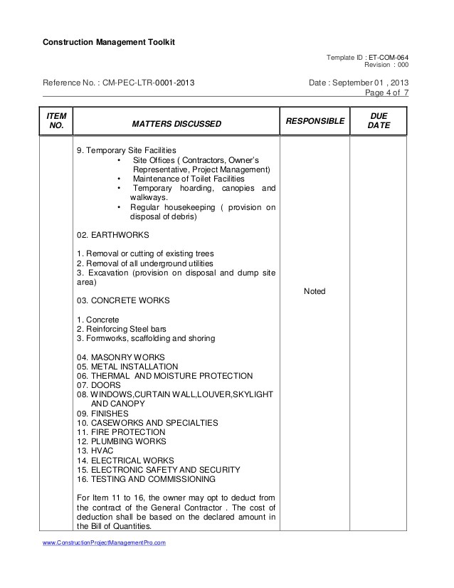 Masonry Bid Proposal Template Sample Masonry Proposal