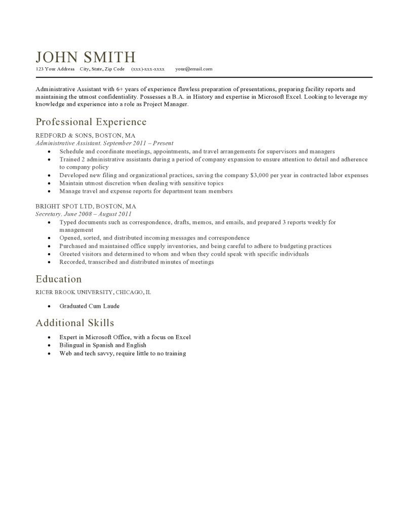 Milano Resume Template Expert Preferred Resume Templates Resume Genius