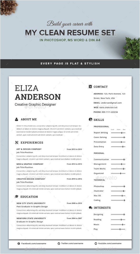 Modern Resume Templates Word Personalize A Modern Resume Template In Ms Word