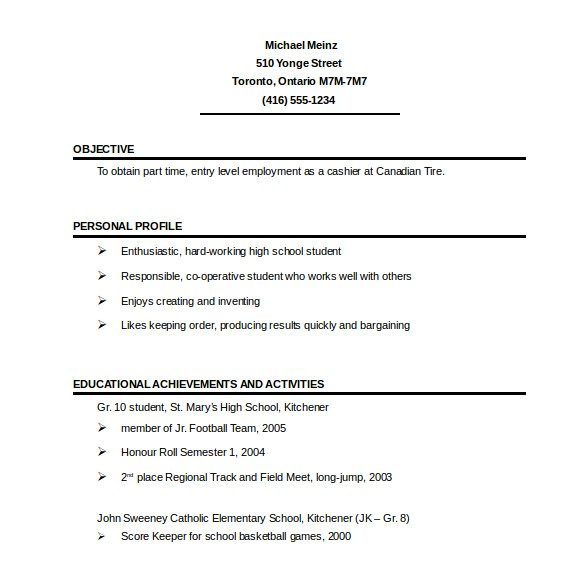 Online One Page Resume Template 41 One Page Resume Templates Free Samples Examples