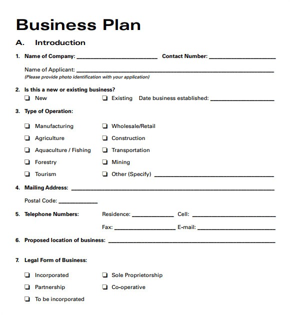 Printable Business Plan Template Business Plan Templates 6 Download Free Documents In