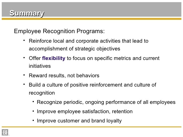 Recognition Proposal Template Employee Reward and Recognition
