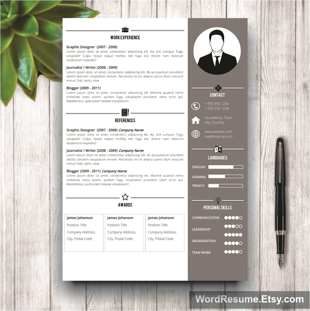 Resume Designs Templates Professional Resume Template Design Jeff T Chafin