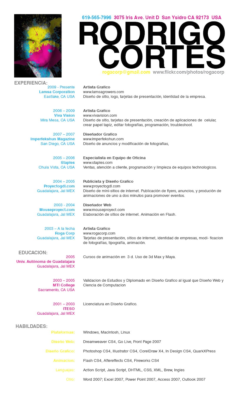 Resume Templates En Espanol Resume Espanol by Rogaziano On Deviantart