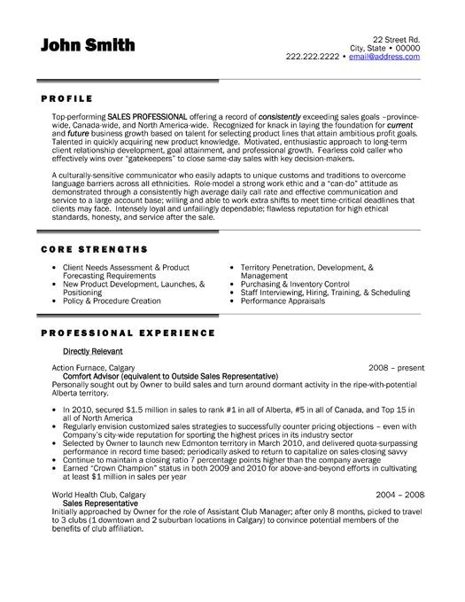 Sales Professional Resume Template 59 Best Images About Best Sales Resume Templates Samples