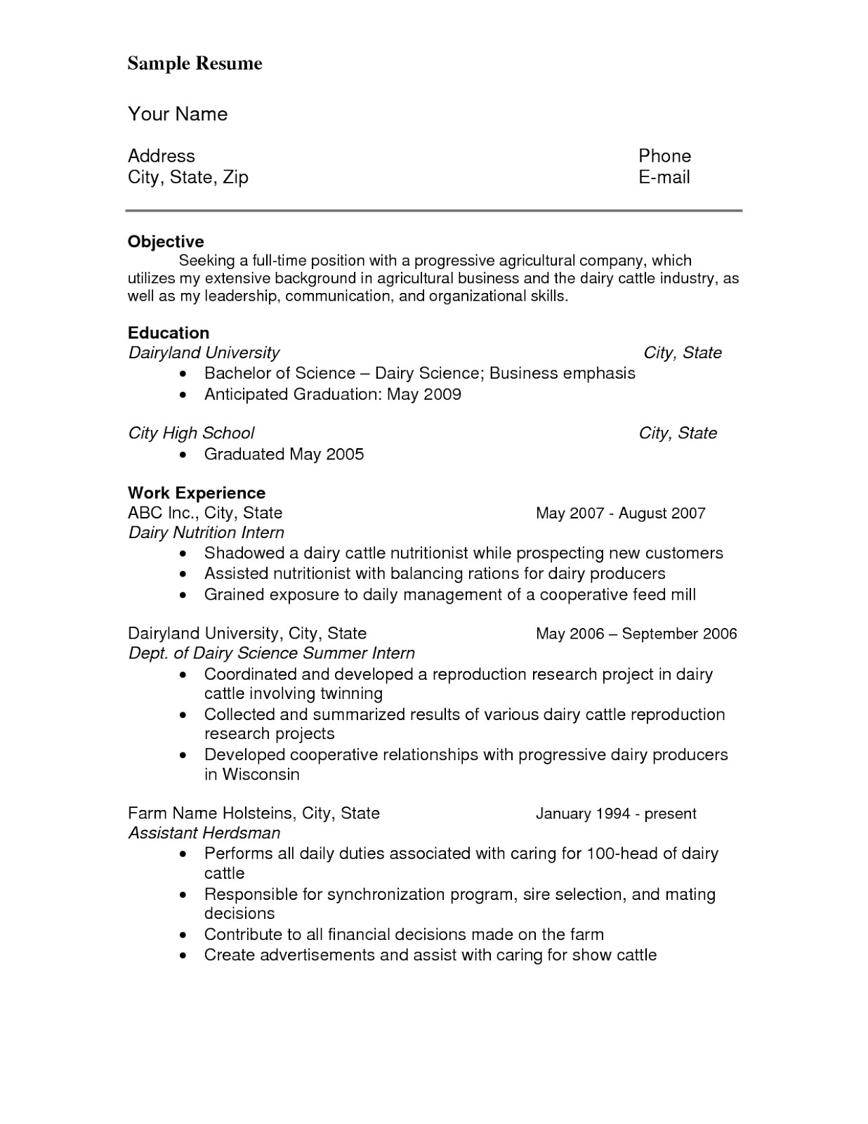 Samples Of References for Resume References for Resume Sample Sample Resumes