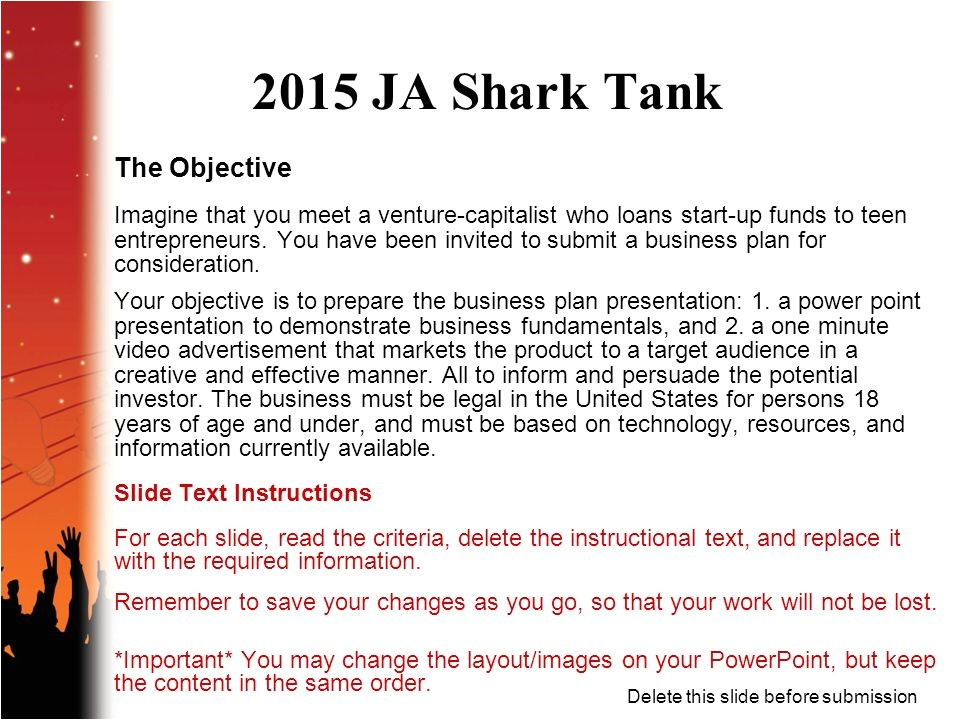 Shark Tank Business Plan Template Business Plan Ppt In Entrepreneurship Powerpoint Template