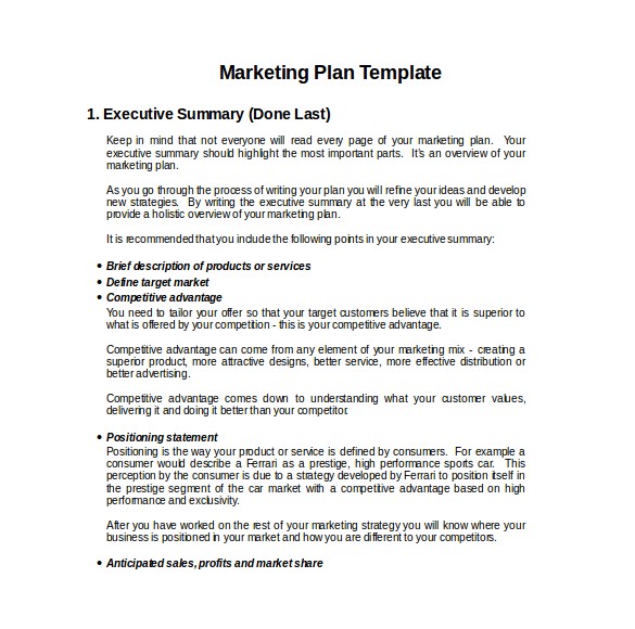 Small Business Marketing Plan Template 18 Marketing Plan Templates Free Word Pdf Excel Ppt