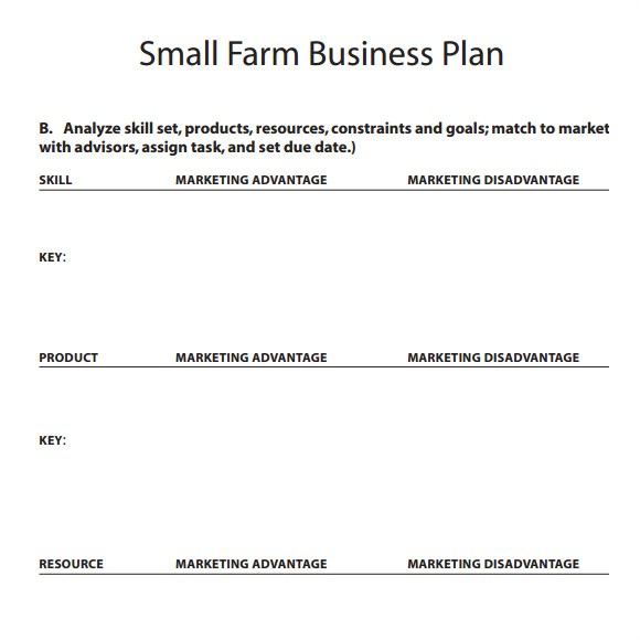 Small Farm Business Plan Template 17 Small Business Plan Samples Sample Templates