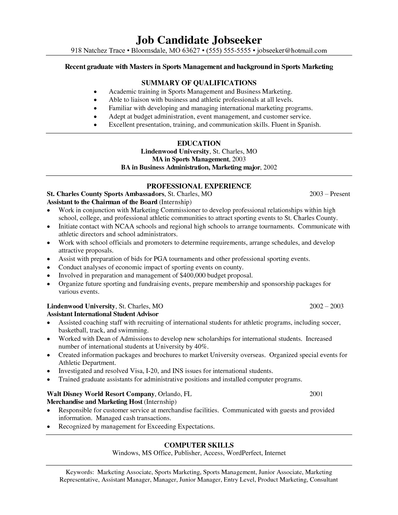 Sports Resume Template Sports Resume Samples for Colleges Bongdaao Com