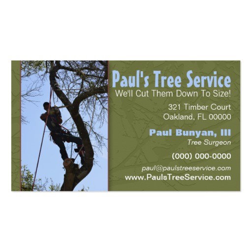 Tree Service Business Cards Templates williamsonga.us