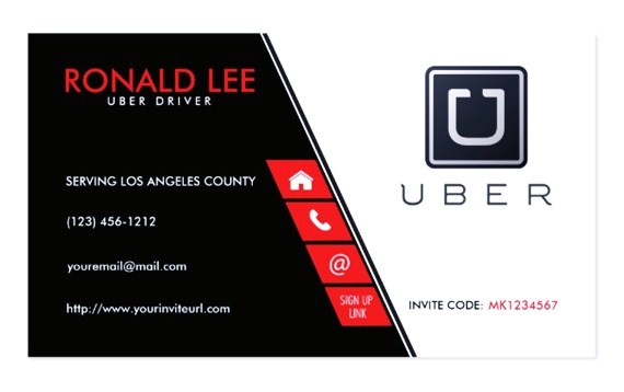 Uber Business Card Template Download Free Uber Business Card Template Emetonlineblog