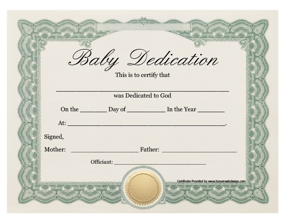 Baby Dedication Certificate Template Baby Dedication Certificate Template 21 Free Word Pdf