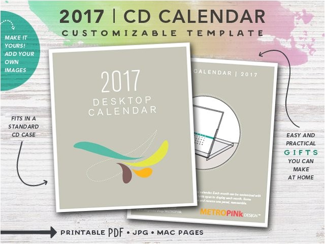 Cd Calendar Template 2017 2017 Printable Cd Case Calendar Templates