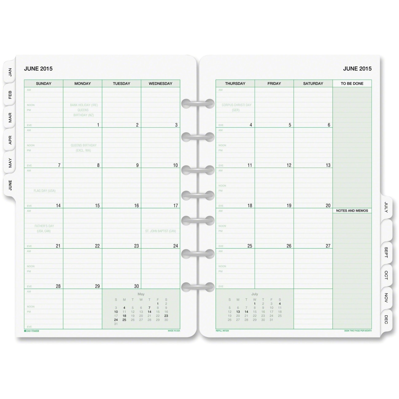 Daytimer Calendar Template | williamson-ga.us
