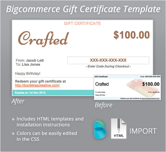 Email Gift Certificate Template 8 Email Gift Certificate Templates Free Sample Example