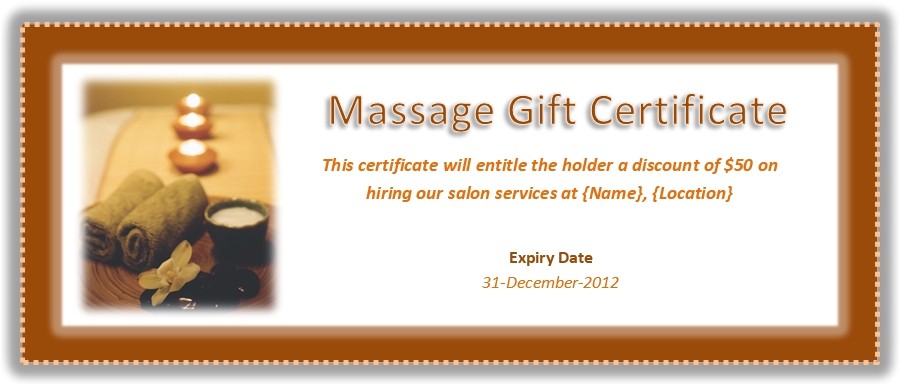 Free Massage therapy Gift Certificate Template Free Massage Gift Certificate Template Journalingsage Com