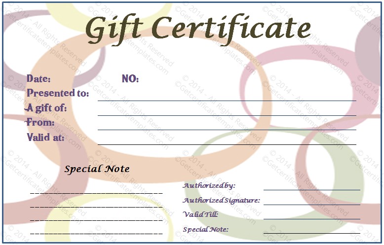 Paper Gift Certificate Template Paper Gift Certificate Template Get Certificate Templates