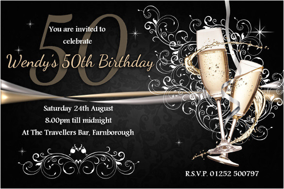50th Birthday Invite Template Free 45 50th Birthday Invitation Templates Free Sample