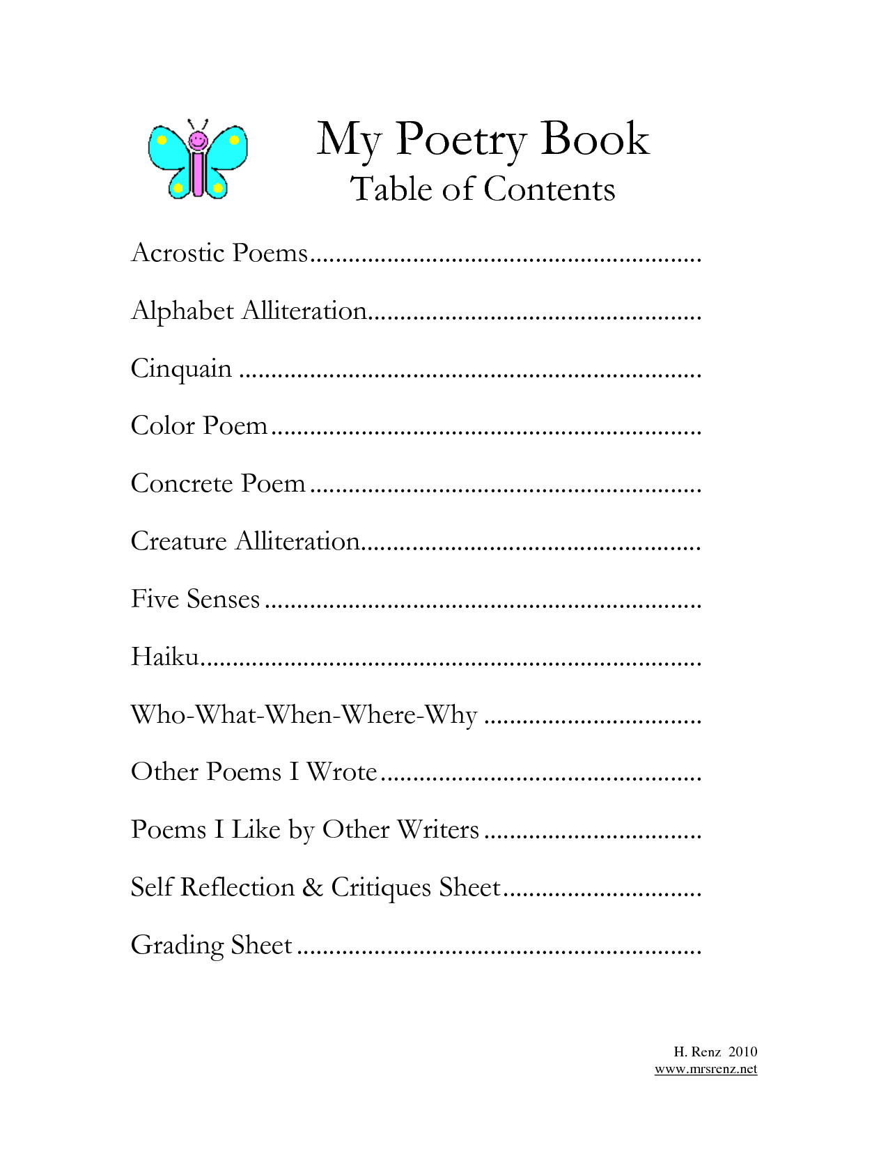 Alliteration Poem Template Alliteration Template Google Search Poetry Pinterest